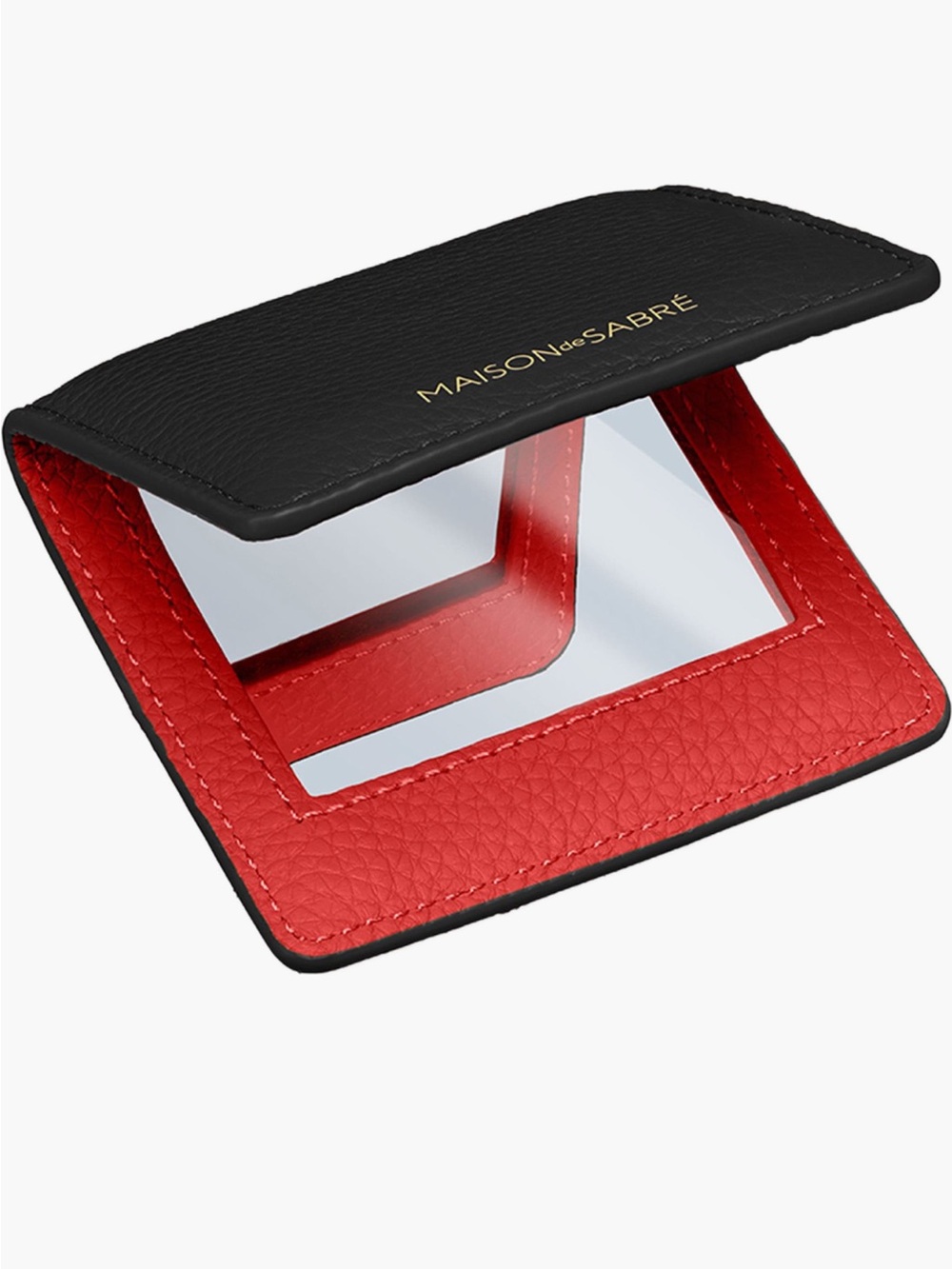 MAISON de SABRÉ Black Women’s Compact Mirror Case